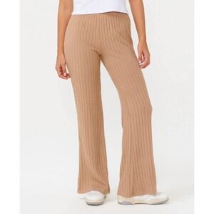 Rip Curl Cozy Flare Pant Beige NWT Size S